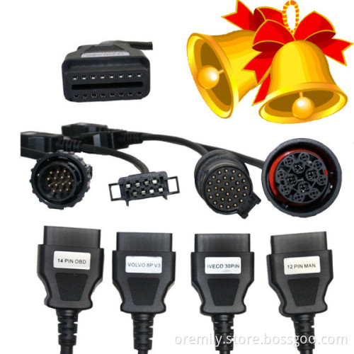 Cables for AUTOCOM CDP for 24v Trucks and Cars